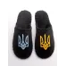 Чоловічі домашні капці Family Story Тризуб Чорний 44-45 (n0101-45e-001uk)