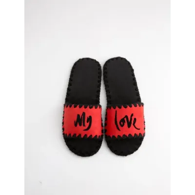 Жіночі домашні капці Family Story My Love Червоний 42-43 (u0104-43f-035b)