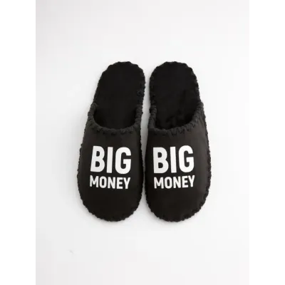 Чоловічі домашні капці Family Story Big Money Чорний 42-43 (n0101-43f-012w)