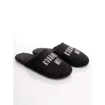 Чоловічі домашні капці Family Story Коханець №1 Чорний 40-41 (n0101-41f-013w)