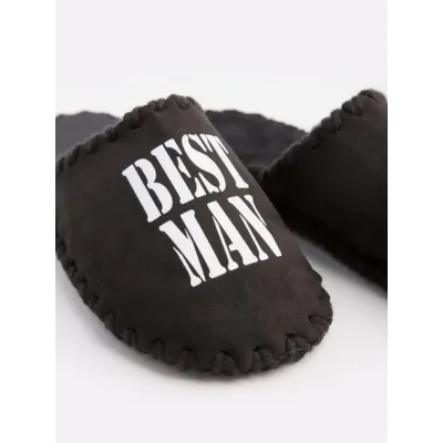 Чоловічі домашні капці Family Story Best Man Чорний 44-45 (n0101-45f-001w)