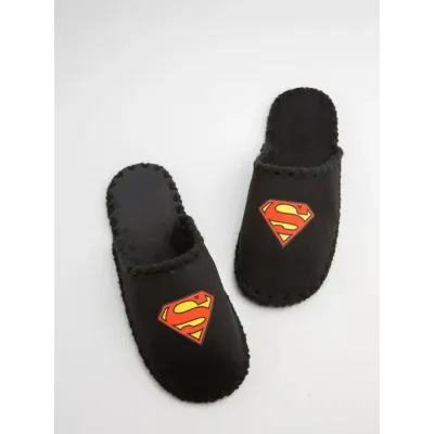 Домашні капці Family Story Superman Чорний 38-39 (n0101-39f-016c)