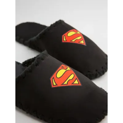 Домашні капці Family Story Superman Чорний 44-45 (n0101-45e-016c)