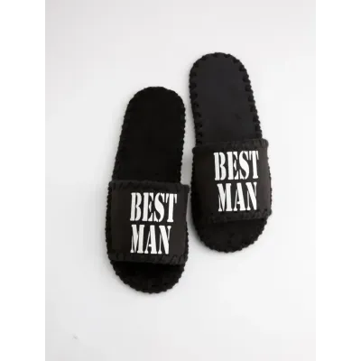 Чоловічі домашні капці Family Story Best Man Чорний 40-41 (u0101-41f-001w)