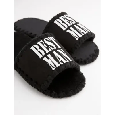 Чоловічі домашні капці Family Story Best Man Чорний 46-47 (u0101-47f-001w)