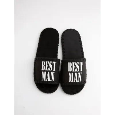 Чоловічі домашні капці Family Story Best Man Чорний 42-43 (u0101-43e-001w)