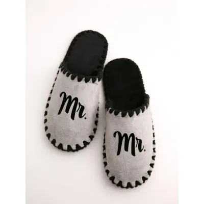 Чоловічі домашні капці Family Story Mr Сірий 46-47 (n0109-47e-040b)