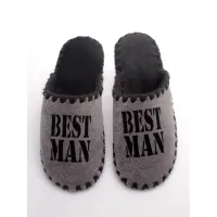 Мужские домашние тапочки Family Story Best Man Графитовый 44-45 (n0107-45e-001b)