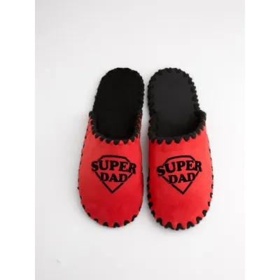Чоловічі домашні капці Family Story Super Dad Червоний 44-45 (n0104-45f-025b)