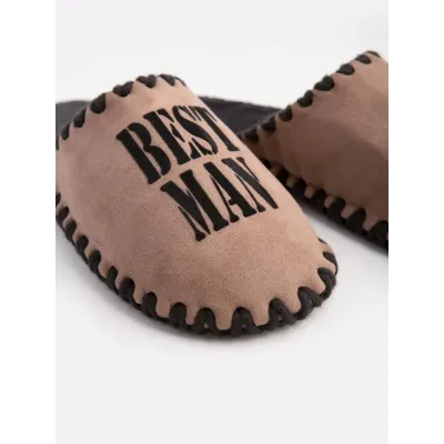 Чоловічі домашні капці Family Story Best Man Мокко 40-41 (n0102-41f-001b)