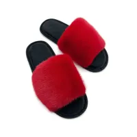 Жіночі домашні капці Family Story Норка Червоний 38-39 (u1204-39e)