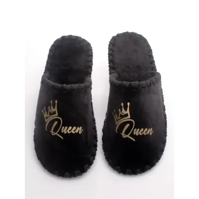 Жіночі домашні капці Family Story Queen Чорний 38-39 (n0101-39e-046g)