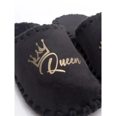 Жіночі домашні капці Family Story Queen Чорний 40-41 (n0101-41e-046g)