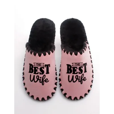 Женские домашние тапочки Family Story The best wife Розовый 38-39 (n0106-39e-049b) Женские домашние тапочки Family Story The best wife Розовый 38-39 (n0106-39e-049b)
