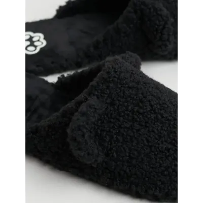 Домашні капці Family Story Teddy з вушками Чорний 38-39 (n0903-39f)