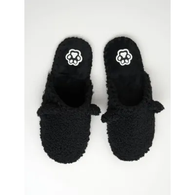 Домашние тапочки Family Story Teddy с ушками Черный 38-39 (n0903-39e)