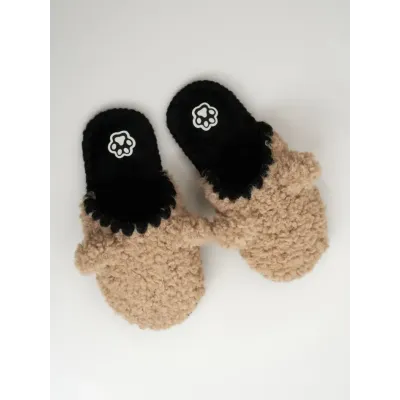 Домашние тапочки Family Story Teddy с ушками Карамельный 42-43 (n0902-43e) Домашние тапочки Family Story Teddy с ушками Карамельный 42-43 (n0902-43e)