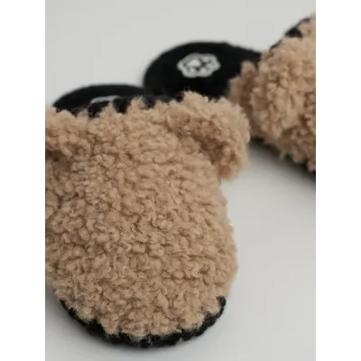 Домашние тапочки Family Story Teddy с ушками Карамельный 44-45 (n0902-45e)