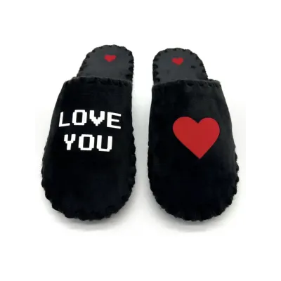 Мужские домашние тапочки Family Story Love you Черный 44-45 (n1301-45f-078wr) Мужские домашние тапочки Family Story Love you Черный 44-45 (n1301-45f-078wr)
