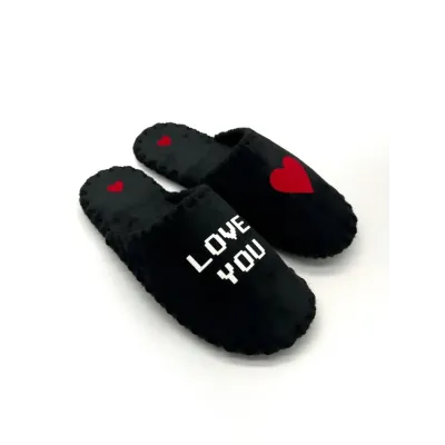 Мужские домашние тапочки Family Story Love you Черный 46-47 (n1301-47e-078wr)