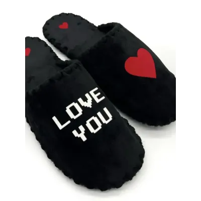 Мужские домашние тапочки Family Story Love you Черный 38-39 (n1301-39e-078wr) Мужские домашние тапочки Family Story Love you Черный 38-39 (n1301-39e-078wr)