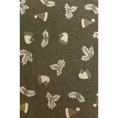 Доріжка новорічна на стіл Прованс Шапочки 40х140 см Різнокольоровий (9225) Доріжка новорічна на стіл Прованс Шапочки 40х140 см Різнокольоровий (9225)