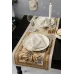 Ранер новогодний Прованс Золотой праздник 40х140 см Разноцветный