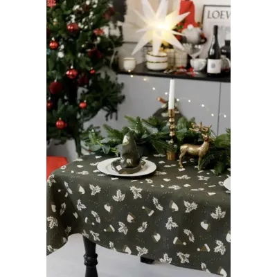Скатерть на стол Прованс Шапочки 136х180 см Разноцветный (9288) Скатерть на стол Прованс Шапочки 136х180 см Разноцветный (9288)