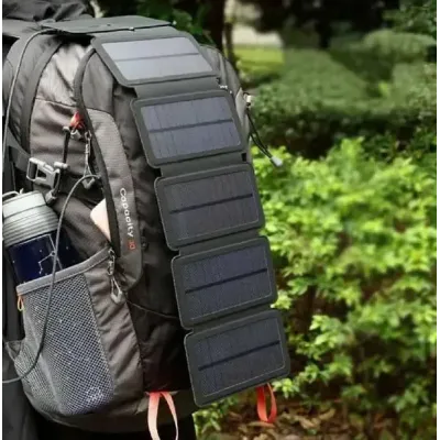 Зовнішній акумулятор Xiamen 5V 1A Power Bank Solar Чорний (2238059524)