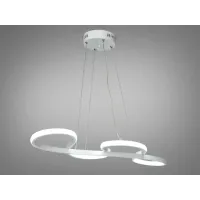 Светодиодная люстра No Brand Световая Симфония PJ805W 75х33 см Белый