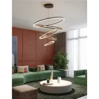 Светодиодная люстра No Brand Олимпия PJ812С-5 20х30х40х80х100 см 5 колец 2282443742 Светодиодная люстра No Brand Олимпия PJ812С-5 20х30х40х80х100 см 5 колец 2282443742