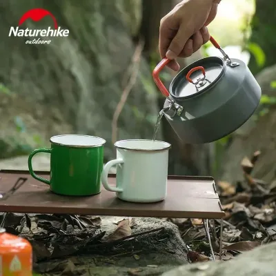 Сайник Naturehike NH17C020-H 1.45 л Сірий (2321521843) Сайник Naturehike NH17C020-H 1.45 л Сірий (2321521843)