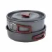 Набор посуды Naturehike 3-4 NH NH15T203-G 5 предметов Серый (2322679017)
