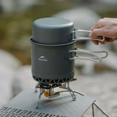 Набор посуды для кемпинга Naturehike CNK2300CJ0002 2 предмета Серый (2323547817) Набор посуды для кемпинга Naturehike CNK2300CJ0002 2 предмета Серый (2323547817)