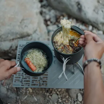 Набор посуды для кемпинга Naturehike CNK2300CJ0002 2 предмета Серый (2323547817) Набор посуды для кемпинга Naturehike CNK2300CJ0002 2 предмета Серый (2323547817)