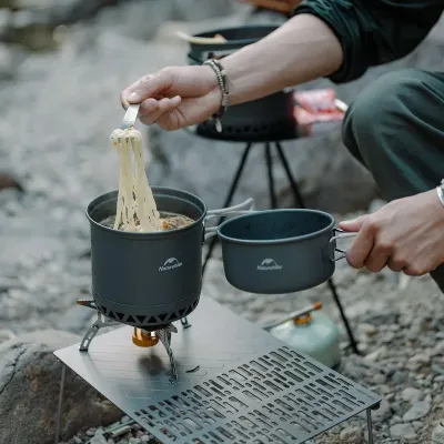 Набор посуды для кемпинга Naturehike CNK2300CJ0002 2 предмета Серый (2323547817) Набор посуды для кемпинга Naturehike CNK2300CJ0002 2 предмета Серый (2323547817)