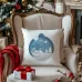 Подушка з новорічним принтом Кавун Merry Christmas 40x40 см Різнокольоровий Подушка з новорічним принтом Кавун Merry Christmas 40x40 см Різнокольоровий