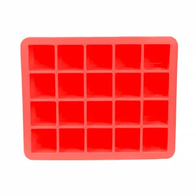 Силиконовая форма CUMENSS AI-820 Cube 20 Red для льда