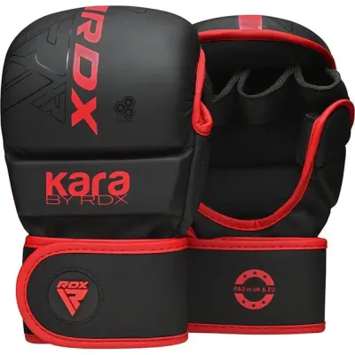 Перчатки ММА RDX F6 Kara Matte Plus L/XL Red (GSR-F6MR-L/XL+)