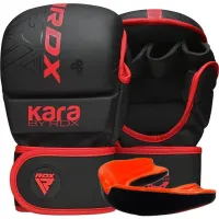 Рукавички ММА RDX F6 Kara Matte Plus L/XL Red (GSR-F6MR-L/XL+)