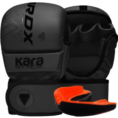 Перчатки ММА RDX F6 Kara Matte Plus L/XL Black (GSR-F6MB-L/XL+)