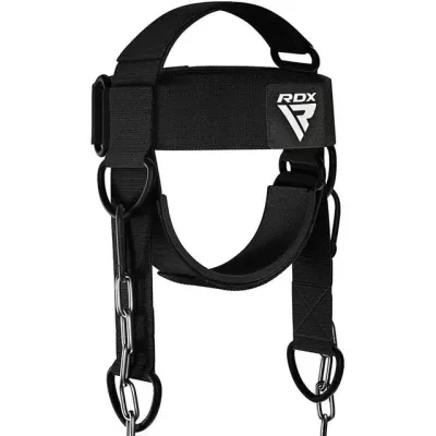 Тяга для шеи RDX H2 Neck Harness Black Plus