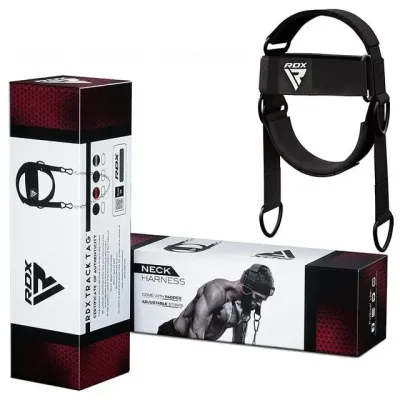 Тяга для шеи RDX H2 Neck Harness Black Plus