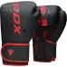 Боксерські рукавички RDX F6 Kara Matte 12 унцій Red (BGR-F6MR-12OZ)
