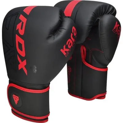 Боксерські рукавички RDX F6 Kara Matte 12 унцій Red (BGR-F6MR-12OZ)