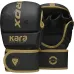 Перчатки для ММА RDX F6 Kara Matte Plus L/XL Golden (GSR-F6MGL-L/XL+)