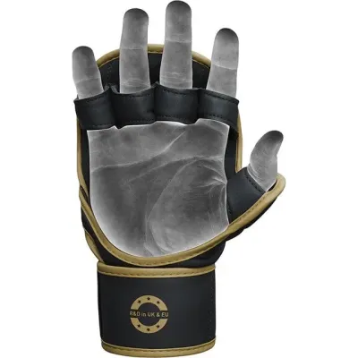 Перчатки для ММА RDX F6 Kara Matte Plus S/M Golden (GSR-F6MGL-S/M+) Перчатки для ММА RDX F6 Kara Matte Plus S/M Golden (GSR-F6MGL-S/M+)