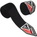 Бінти для боксу RDX WX Professional Boxing Hand Wraps 450 см 2 шт Black (HWX-RB+)