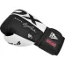 Боксерські рукавички RDX F4 Boxing Sparring Gloves Hook&Loop 10 унцій White Black (BGR-F4B-10OZ)