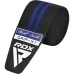 Бінти на коліна RDX Gym Knee Wrap R11 200 см 2 шт Black Blue (WAH-KR11BU) Бінти на коліна RDX Gym Knee Wrap R11 200 см 2 шт Black Blue (WAH-KR11BU)
